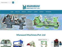 Tablet Screenshot of manwani.co.in